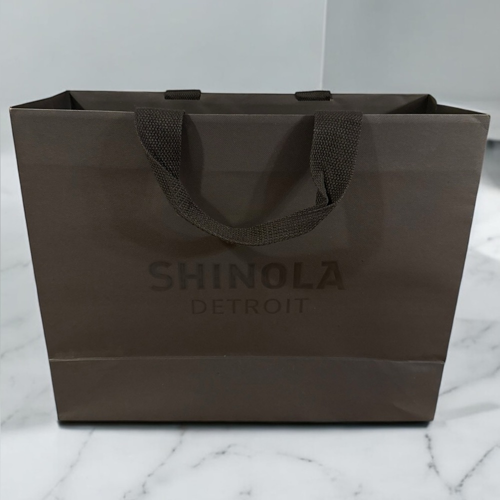 Shinola Detroit Luxury Paper Shopping Bag